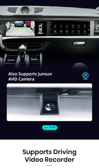 Autoradio Double Écran 12,3 + 12,3 Pouces Porsche Macan 2014-2017 Android CarPlay Sans Fil GPS