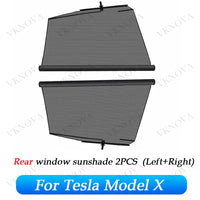 Pare-Soleil Latéral Tesla Model 3 Model Y Model X Store Enrouleur Vitres Avant Arrière