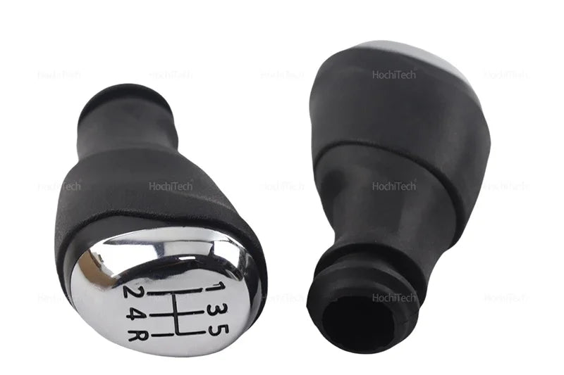 Pommeau de Levier de Vitesse Renault Clio 4 IV et Captur, Boîte Manuelle 5 Vitesses, Argent Brillant ou Mat, Réf. 328654134R