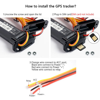 Traceur GPS Voiture SinoTrack ST-901 Temps Réel 4G