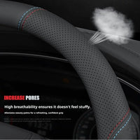Couvre Volant Opel Corsa, Astra, Mokka, Grandland, Frontera, Insignia, Zafira 2026 en Cuir Nappa Perforé, Rond ou en D