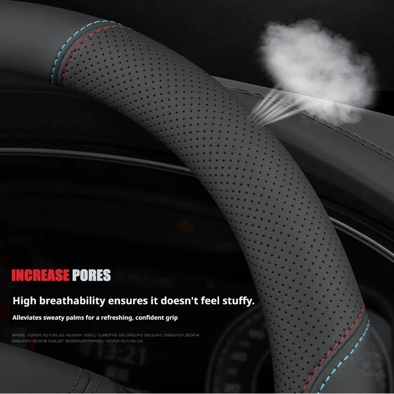 Couvre Volant Opel Corsa, Astra, Mokka, Grandland, Frontera, Insignia, Zafira 2026 en Cuir Nappa Perforé, Rond ou en D