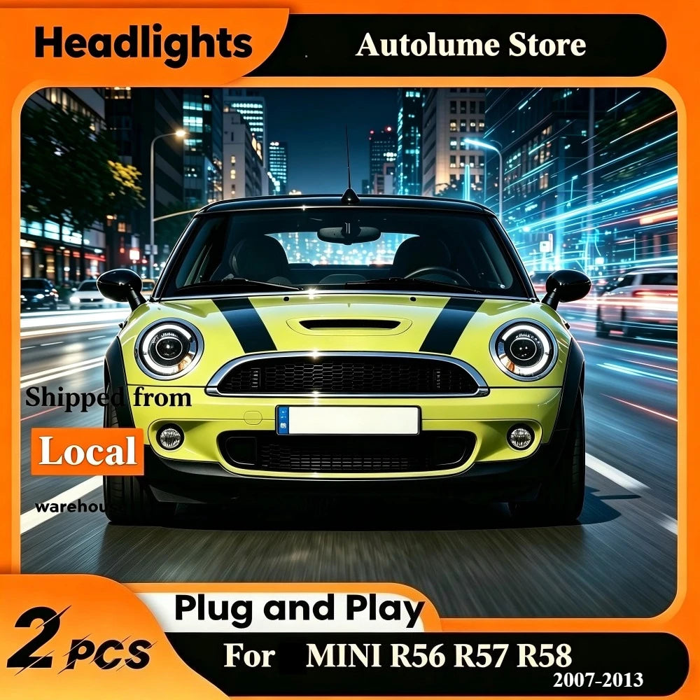 Phares LED MINI Cooper R56 R57 R58 2007-2013