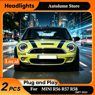 Phares LED MINI Cooper R56 R57 R58 2007-2013