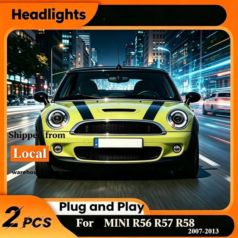 Phares LED MINI Cooper R56 R57 R58 2007-2013