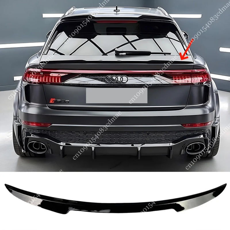 Becquet de Coffre Central Audi Q8 SQ8 RSQ8 2019-2025 Noir Brillant