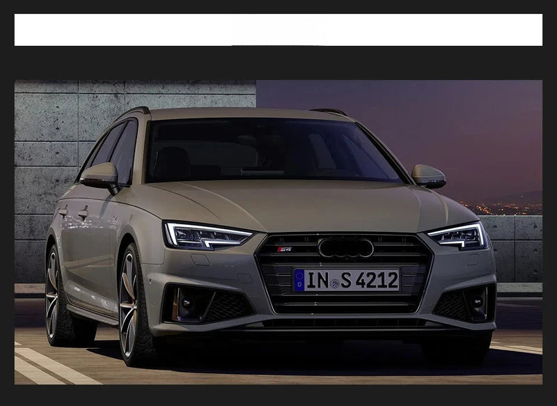 Phares LED Audi A4 B9 2017-2020 A4L Paire Avant Feux de Jour Clignotants