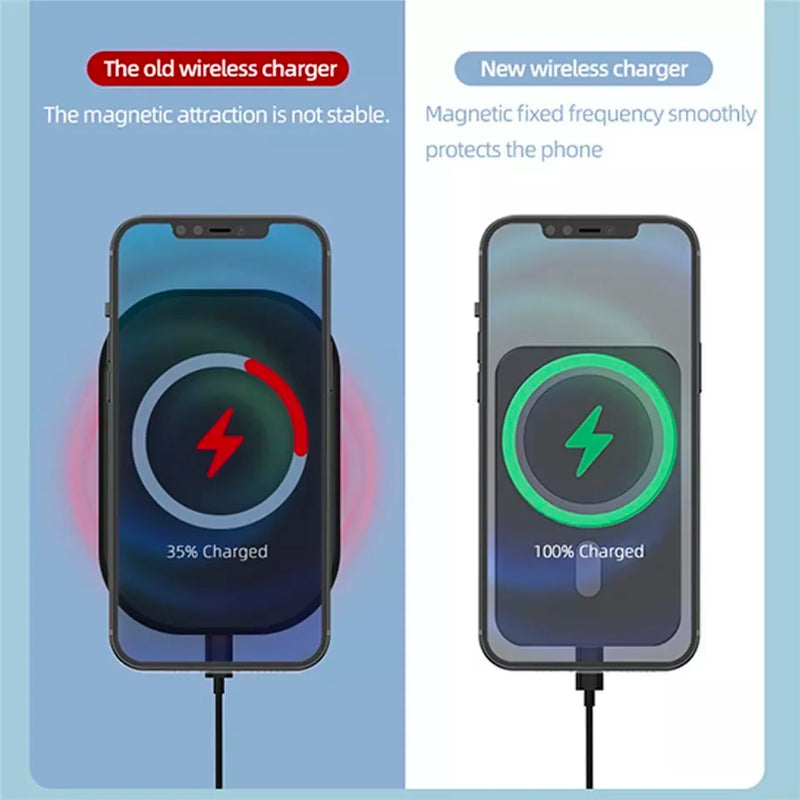 Support Téléphone Magnétique Chargeur Induction Grille d'Aération Câble USB-C