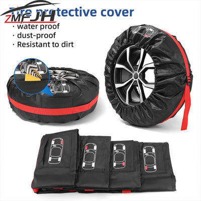 Housse de Protection Roue de Secours Voiture 13-20 Pouces