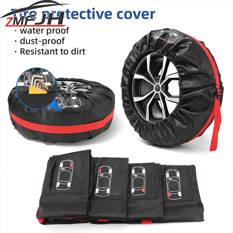 Housse de Protection Roue de Secours Voiture 13-20 Pouces