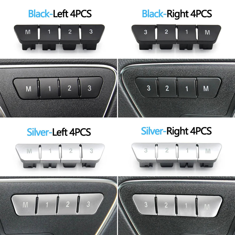 Bouton de Réglage de Siège Mercedes W204 W212 W176 W246 — vue d'ensemble