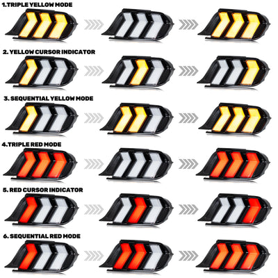 Feux Arrière LED RGB Ford Mustang S550 2015-2023