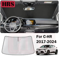 Pare-Soleil Pare-Brise Toyota C-HR 2017-2024 Pliable à Mémoire de Forme Isolation Thermique