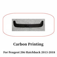 Becquet Peugeot 206 2013-2018 — exemple de montage