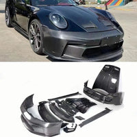 Kit Carrosserie Style GT3 Porsche 911 992 Carrera, Pare-chocs Avant et Arrière, Jupes Latérales