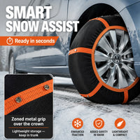 Chaussettes à Neige Textile Épaisses Anti-Usure Voiture et SUV