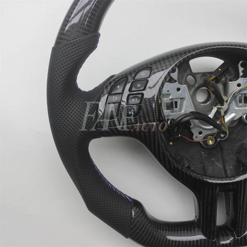 Volant Fibre de Carbone Cuir BMW E46 Série 3 1997-2006