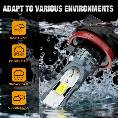 Ampoules LED BMW H8 H11 H4 9005 30000LM Canbus CSP