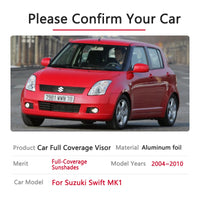 Pare-Soleil Intégral Suzuki Swift MK1 2004-2010