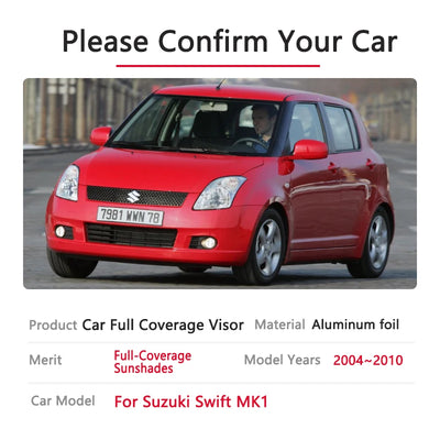 Pare-Soleil Intégral Suzuki Swift MK1 2004-2010