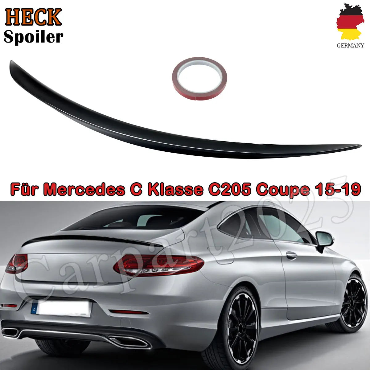 Becquet Coffre Mercedes Classe C W205 C205 Coupe