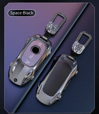 Coque de Protection Clé Mercedes Classe A B C E S W204 W205 W210 W212 W213 W176 W463 GLC GLB GLE AMG Alliage de Zinc Style Supercar