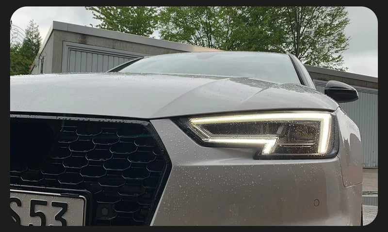 Phares LED Audi A4 B9 2017-2020 A4L Paire Avant Feux de Jour Clignotants