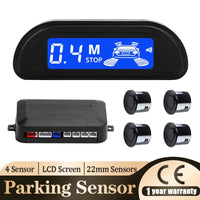 Radar de Recul Hippcron Moniteur LCD 22 mm 4 Capteurs