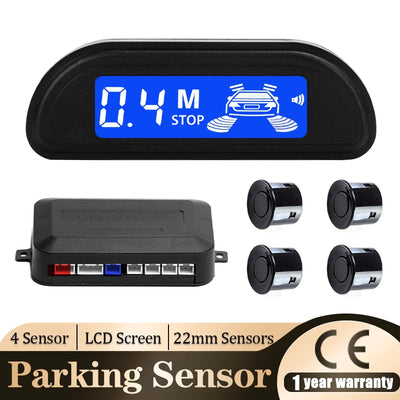Radar de Recul Hippcron Moniteur LCD 22 mm 4 Capteurs