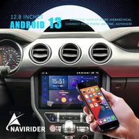 Autoradio Android Ford Mustang 2015-2021 Écran QLED Double Système CarPlay GPS DSP