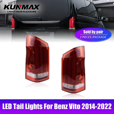 Feux Arrière LED Mercedes Vito 2014-2022 Plug and Play