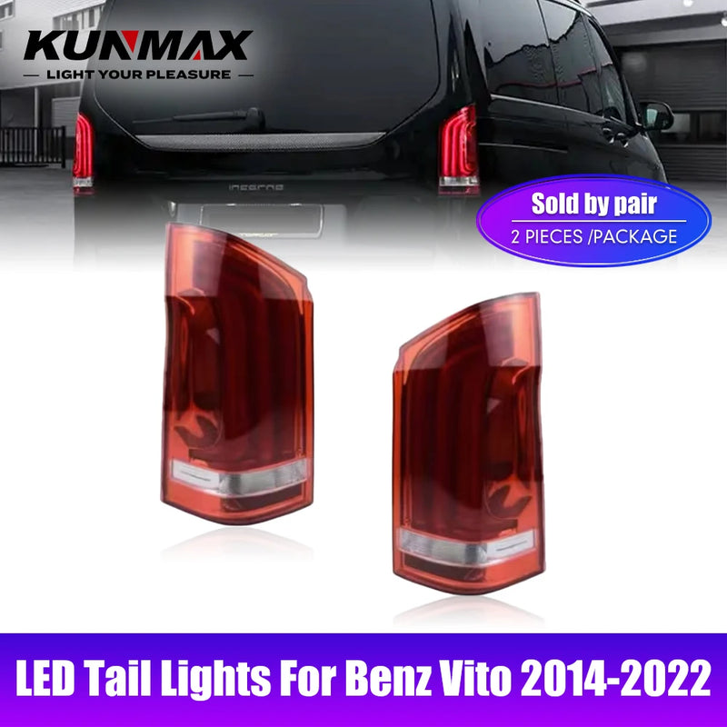 Feux Arrière LED Mercedes Vito 2014-2022 Plug and Play
