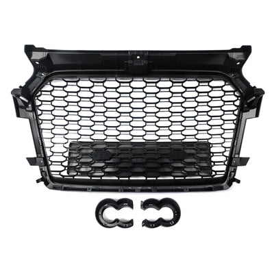 Calandre Audi A1 8X Facelift 2015-2018 Noir Brillant