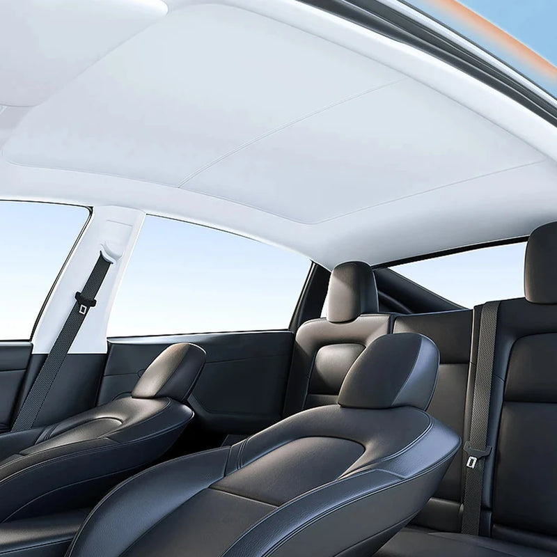 Pare-Soleil de Toit Tesla Model 3 Highland Model Y Juniper Cristal de Glace Noir ou Gris