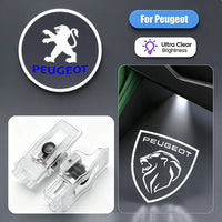 Projecteur Logo Porte Peugeot 208 308 2008 3008 5008 LED HD