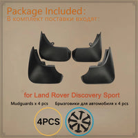 Bavettes Garde-Boue Land Rover Discovery Sport L550 2015-2019 Jeu de 4