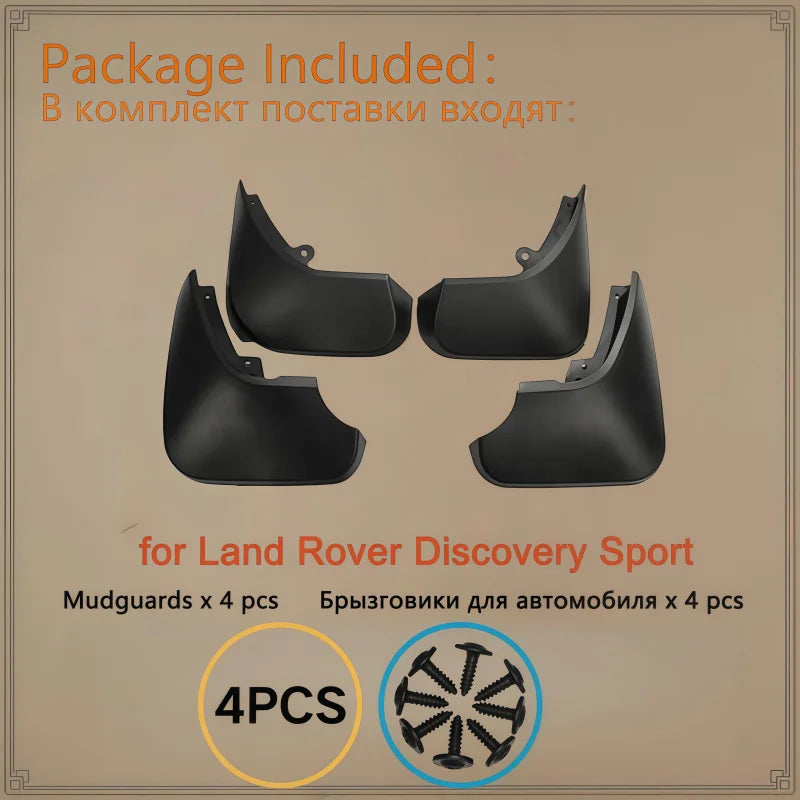 Bavettes Garde-Boue Land Rover Discovery Sport L550 2015-2019 Jeu de 4
