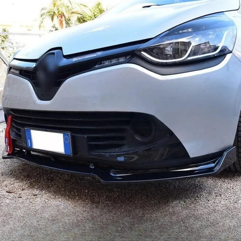 Lame Avant 3 Pièces Renault Clio 4 IV 2012-2019 Noir Brillant