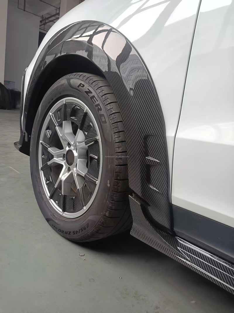 Kit Carrosserie Complet Carbone Porsche Cayenne 9Y0 2024 : Capot, Splitter de Pare-Chocs, Diffuseur, Élargisseurs d'Ailes, Jupes