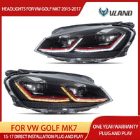 Phares LED Volkswagen Golf 7 2015-2017 VLAND DRL