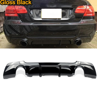 Diffuseur Arrière Noir BMW Série 3 E92 E93 2006-2013