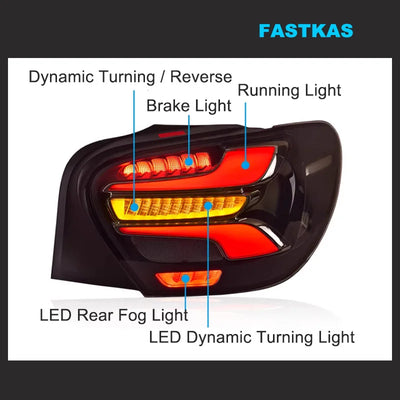 Feux Arrière LED Mercedes Classe A W176 2013-2018 Paire AMG