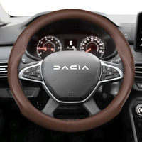 Housse de Volant en Cuir Respirant Ultra-Mince Dacia Sandero Stepway Duster Jogger Bigster Spring Logan