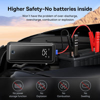 Booster de Batterie Voiture Baseus Supercondensateur 3000A