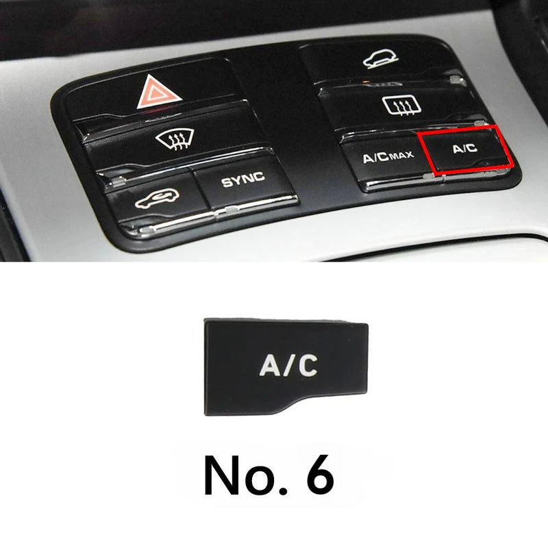 Bouton de Climatisation Porsche Cayenne 92A Panamera 970 Macan 95B — gros plan