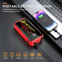 Booster de Batterie Voiture 400A 12V avec Lampe SOS