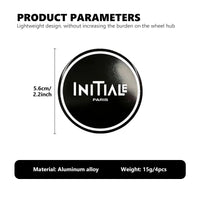 Autocollants Emblème de Moyeu Renault Initiale Paris 56 mm Lot de 4