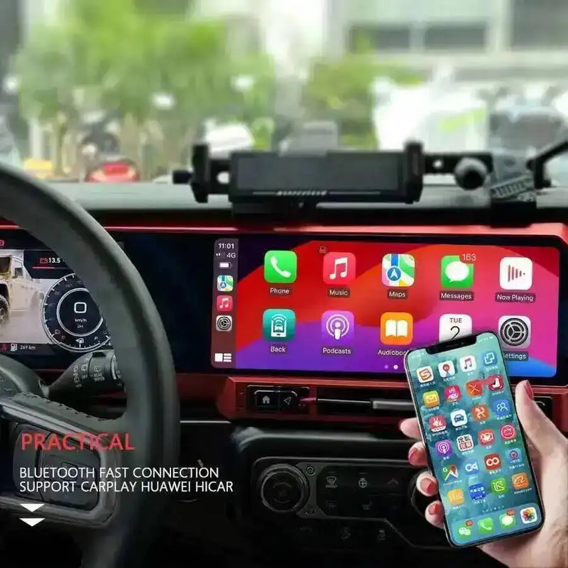Autoradio Double Écran 24,6 Pouces Jeep Wrangler JL 2018-2022 Android CarPlay Sans Fil GPS 4G
