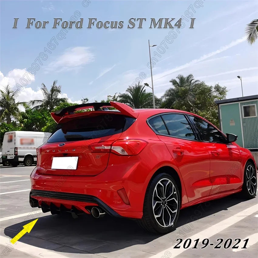 Diffuseur Arrière Ford Focus ST MK4 2019-2021 Noir Brillant
