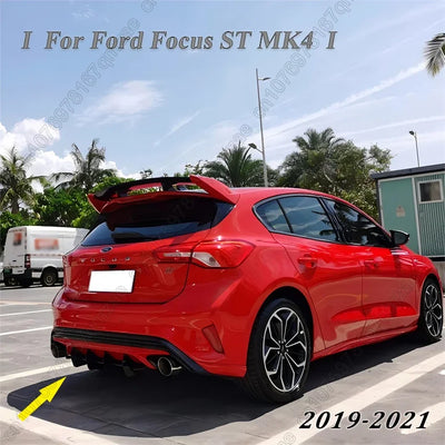 Diffuseur Arrière Ford Focus ST MK4 2019-2021 Noir Brillant